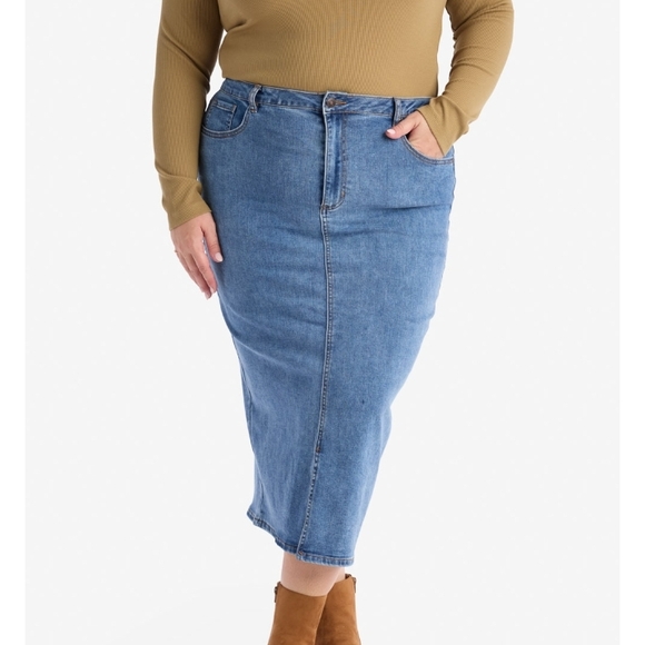 Sweet Salt Clothing Dresses & Skirts - Classic Blue Denim Skirt